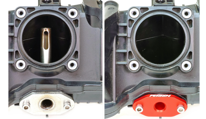 Subaru WRX Performance Air Intake - Perrin Performance - Low Profile - Red - `22-`26